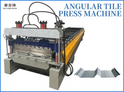 Angular tile  press machine